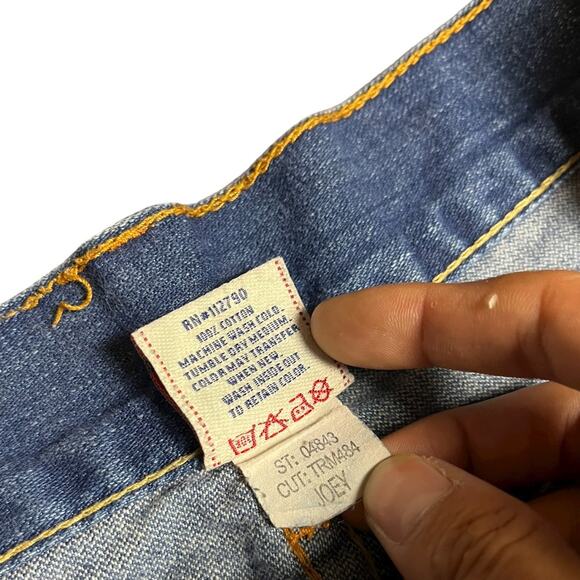 True Religion Buddah Nature Embroidered Y2K Joey Flare Jeans - Picture 7 of 7